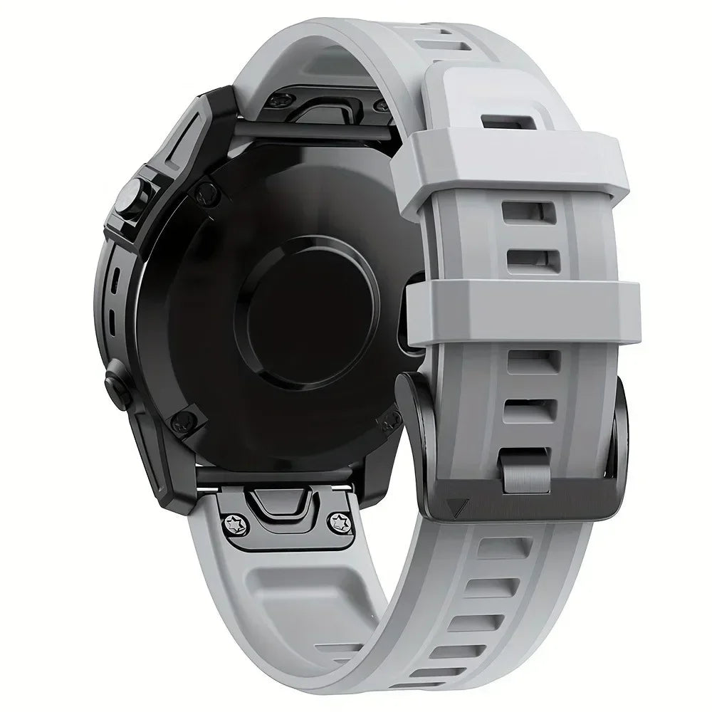 22mm 26mm Silicone Strap For Garmin Fenix 7X 7 Pro Solar/6X 6 Sapphire 5 5X Plus 3 3HR/Epix Approach S62 60 QuickFit Watch Band