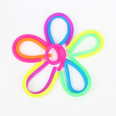 10PCS Stretchy Noodles Fidget Toy Kids Party Favors Carnival Prizes Stuffed Bulk Juguetes Baratos Para Niños Novedosos