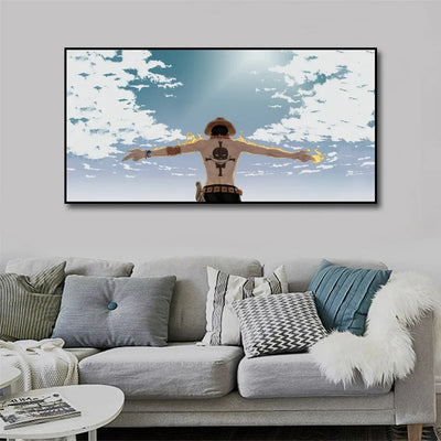 Unframed famous Japan anime One piece canvas print poster for living home home decor Cartoon wall art picture painting