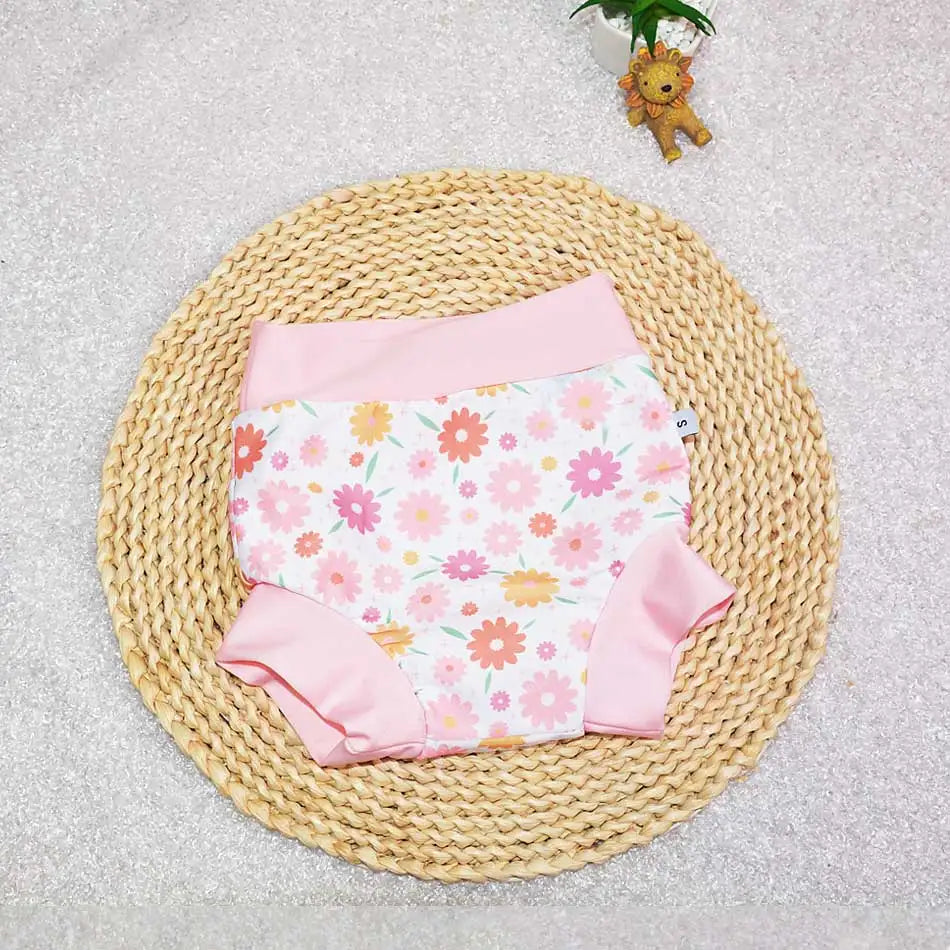 New Arrival Eezkoala Leakproof Swimming Diaper Newborn Baby High Waist Swim Nappies Washable Sunproof Baby Swimwear Cloth Nappys