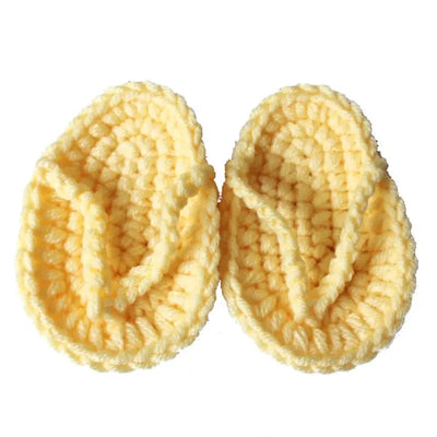 Newborn Photography Props Mini Crocheted Babies Slippers Photo Tools W3JF