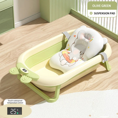 Baby Folding Tub Baby Tub 0-6 years old Large size Newborn Baby Products Bath Seat Bathtub Children's Baby Shower Tub Wash basin