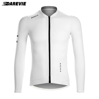 DAREVIE Cycling Jersey Long Sleeve Men Women 2025 Cool Feel Man Cycling Maillot Breathable Quick Dry SPF 50 Slim Fit Small Size