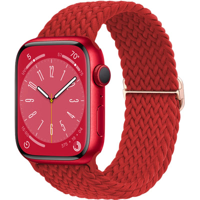 Braided Solo Loop For Apple watch band 45mm 44mm 40mm 49mm 38 41mm Elastic correa bracelet series 8 9 5 4 3 SE 6 7 Ultra 2 strap