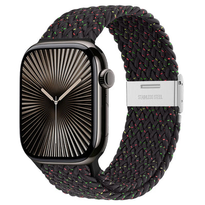 Strap For Apple watch band 46mm 45mm 44mm 49mm 40mm 41mm 42mm Braided loop correa bracelet iWatch series 10 8 9 7 5 se 6 4 Ultra