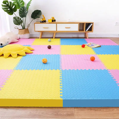 Tatame Puzzle Mat Thick 1.2cm Baby Game Mat 60x60cm Play Mats 16PCS Baby Play Mat Baby Activity Gym Game Mats Floor Mat Foot Mat