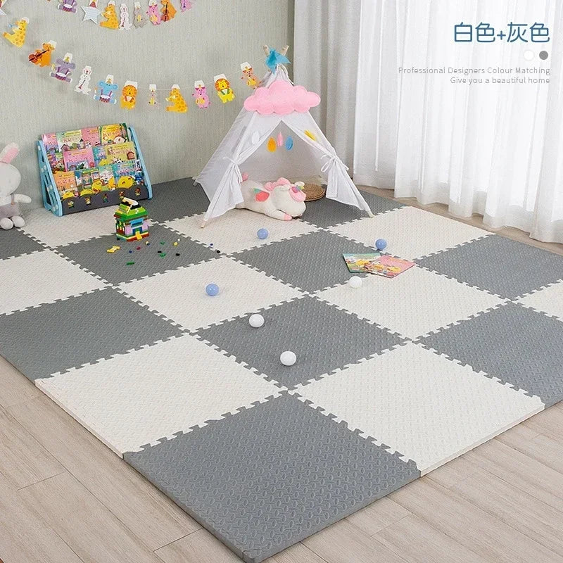 Foam Baby Play Mat Puzzle Mats Kids Interlocking Exercise Tiles Rugs Floor Tiles Toy Carpet Soft Carpet 30*30*1cm Goma Eva Floor