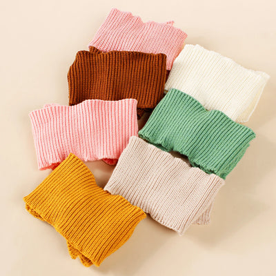 Baby Crochet Hook Fashion Hair Accessories Winter Top Knot Hairband For Kids Children Warm Bow Turban