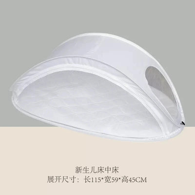 L'm'm Anti-False Pressure Baby Bed Foldable Mobile Portable Multifunctional Cradle Babies' Bed