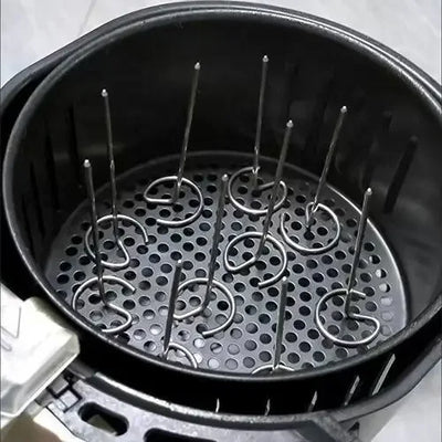 Stainless Steel BBQ Skewers for Air Fryer/Oven - Vertical Grill Kebab Rack