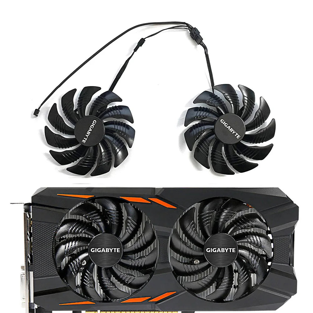 PLD09210S12HH T129215SU 88mm 4pin 0.5A RX570 580 GPU Fan For Radeon Aorus RX580/570 Gigabyte GV-RX570AORUS GV-RX580AORUS Card