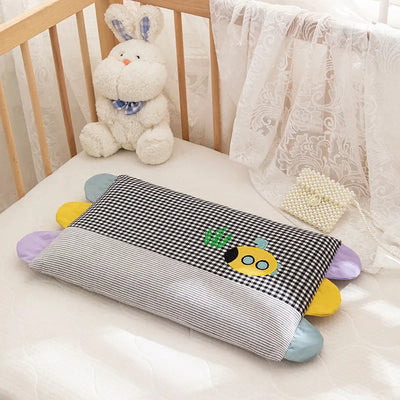Cartoon Pattern Children's Pillow Removable Washable Baby Pillow with Zipper Household Breathable Cotton Boys Girls Pillow