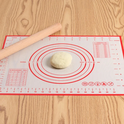 Silicone Baking Mat Pad Baking Sheet Pizza Dough Maker Pastry Kitchen Gadgets Non-Stick Rolling Dough Mat Cooking Tools Bakeware