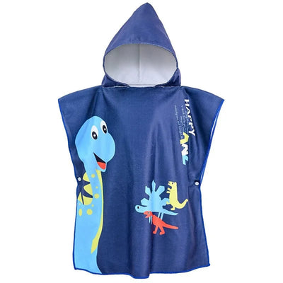 Children 0-5Year Cute Bath Towel Cartoon Animals Hooded Baby Beach Towel Soft Microfiber For Kids Toddlers Pool Poncho