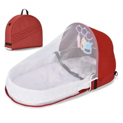 2024 Newborn Baby Isolation Bionic Travel Crib Convenient Folding Anti-stress Crib Middle Bed Toddler Bed  Baby Bassinet