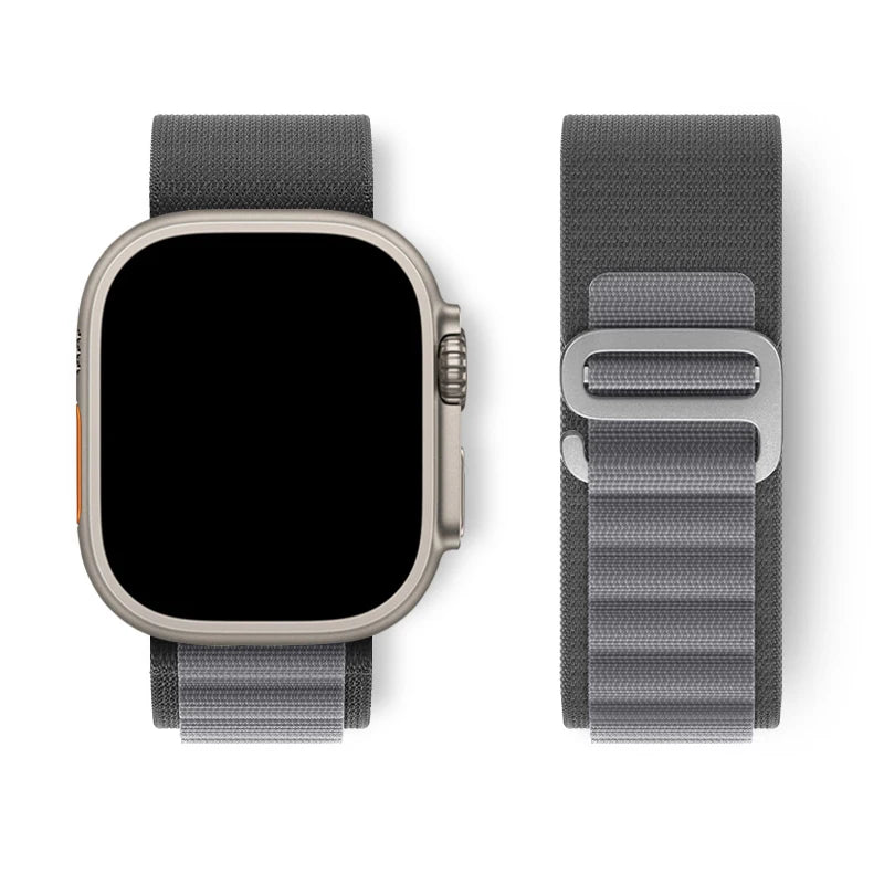 Alpine loop Strap for Apple watch Ultra Band 49mm 45mm 46mm 44mm 41mm 42mm 40mm Nylon bracelet correa series 10 9 8 7 SE 6 5 4 3