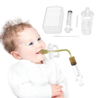 Baby Kids Smart Medicine Dispenser Needle Feeder Squeeze Medicine Dropper Dispenser Pacifier Feeding Utensils Baby Accessories
