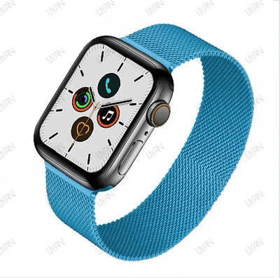 Milanese Loop for apple watch band 44mm 45mm 40mm 41mm 38-42mm pride bracelet iwatch series 9 8 7 6 SE 5 4 3 ultra 2 49mm strap