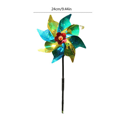 1pc Windmill Bird Repellent Decoration Bird-Scaring Wind Spinner Children Kids Toys Easy Installation Garden Orchard Protection