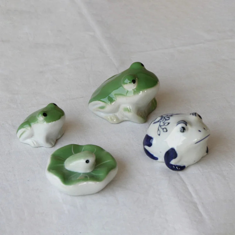 Garden Floating Ceramics Goldfish Creative Ceramic Underglaze Color Hand-painted Turtle Ornament Fish Tank Floating Decor Crafts