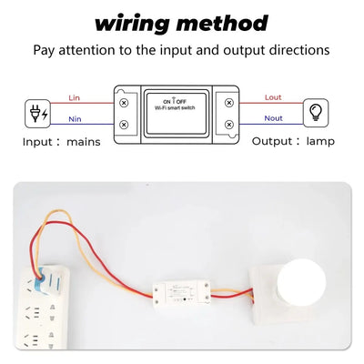 1pcs Wifi DIY Interruptor Smart Switch Wireless Remote Controller Home Control Works with Alexa Google Home