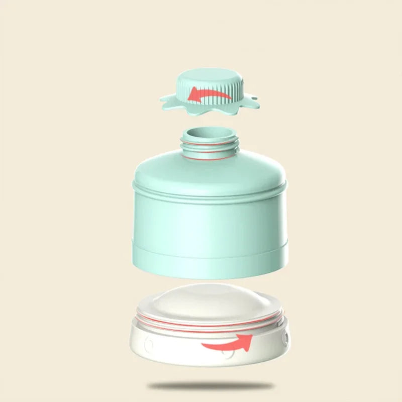 Baby Milk Powder Box Portable Milk Powder Infant Milk Powder Compartment Storage Box Three-layer Sub-box