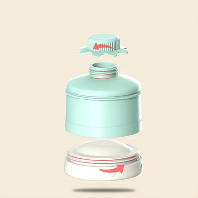 Baby Milk Powder Box Portable Milk Powder Infant Milk Powder Compartment Storage Box Three-layer Sub-box