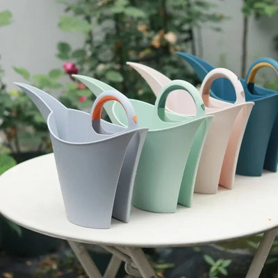 2L Plastic Long Mouth Watering Can Wear-resistant Large Capacity Flower Watering Pot With Handle Watering Tools Garden Supplies