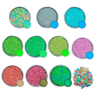 50Pcs Small Glow In The Dark Garden Pebbles For Garden Terrace Lawn Garden Fish Tank Aquarium Decoration Luminous Rocks Stones