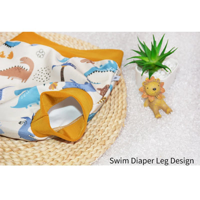 New Arrival Eezkoala Leakproof Swimming Diaper Newborn Baby High Waist Swim Nappies Washable Sunproof Baby Swimwear Cloth Nappys