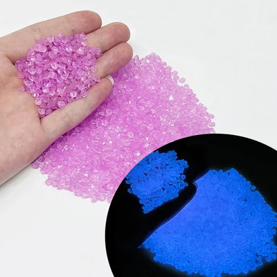 1000-3000Pcs Luminous Sand Glow In The Dark Pebbles Stone Home Garden Yard Outdoor Path Lawn Decoration Fish Tank Aquarium Decor
