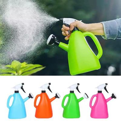 2 In 1 Plastic Watering Can Indoor Garden Plants Pressure Pot Household Adjustable Watering PP Can Spray Resin Tools Garden K6H0