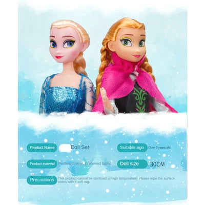 Disney Frozen 2 Elsa Anna Figure Princess Doll Toys Snow Queen Boys Girls Toys Elsa Dolls Clothes for Dolls