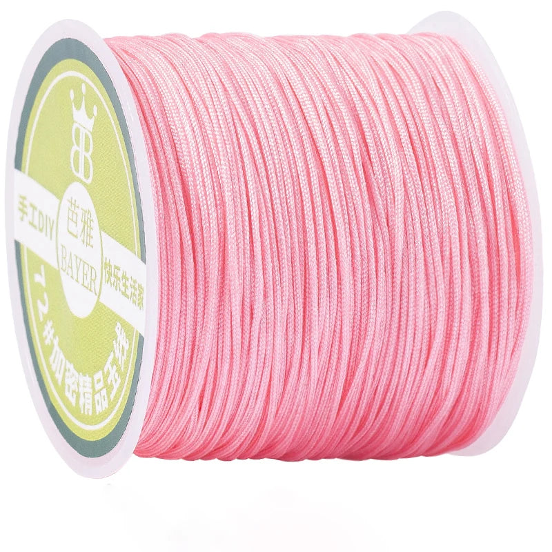 10meters 0.8mm Nylon Thread Cord Macrame Rope Bracelet Braided String For DIY Tassels Beading String Jewelry Making Accessories