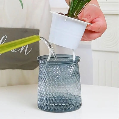 Self Watering Plant Pot High-quality Plastic Visible Water Level Flower Pot Garden Supplies Hydroponic Planter
