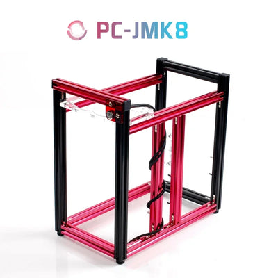 ATX/M-ATX Aluminum Computer Chassis Vertical Computer Gaming Case Rack Water-cooling Chassis Personality DIY MATX Gamer Cabinet