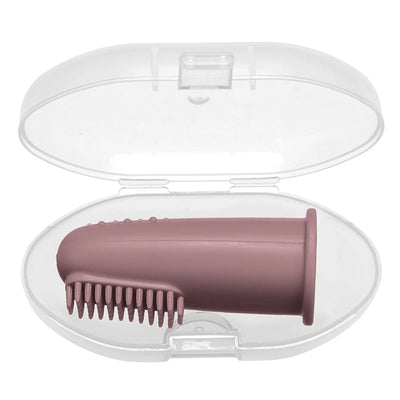 1pcs Children Teether Oral Care Cleaning Brush Baby Health Finger Toothbrush New Born Baby Items Travel Portable Accessories