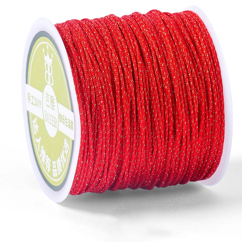 10meters 0.8mm Nylon Thread Cord Macrame Rope Bracelet Braided String For DIY Tassels Beading String Jewelry Making Accessories