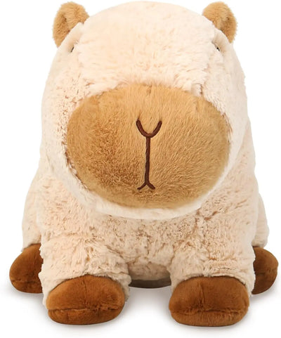 Cute Capybara Plush Pillows Kawaii Soft Capybara Stuffed Animals Capybara Plushie Birthday Christmas Valentine's Day Gift(14in)