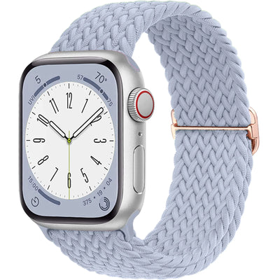 Braided Solo Loop For Apple watch band 45mm 44mm 40mm 49mm 38 41mm Elastic correa bracelet series 8 9 5 4 3 SE 6 7 Ultra 2 strap
