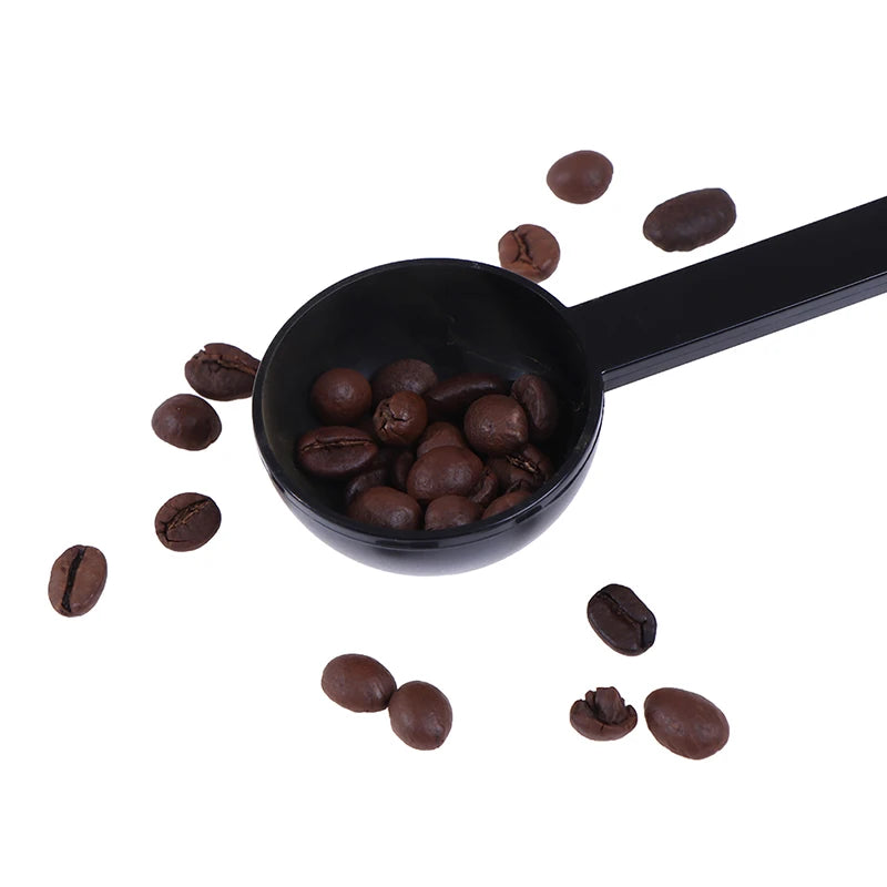 2 In 1 Coffee Spoon Dual-use Measuring Tamper Spoon Plastic Bakeware Powder Press Scoop Kitchen Tools Coffee Machine Accessories