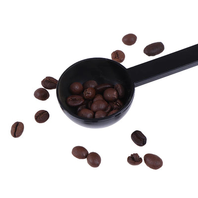 2 In 1 Coffee Spoon Dual-use Measuring Tamper Spoon Plastic Bakeware Powder Press Scoop Kitchen Tools Coffee Machine Accessories