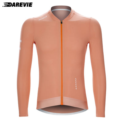 DAREVIE Cycling Jersey Long Sleeve Men Women 2025 Cool Feel Man Cycling Maillot Breathable Quick Dry SPF 50 Slim Fit Small Size