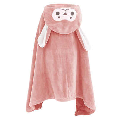 Ultra Soft Hooded Baby Towel Cartoon Kids Bath Towel with Cute Hood for Babies Toddlers Infants 70*140cm/ 28*55in