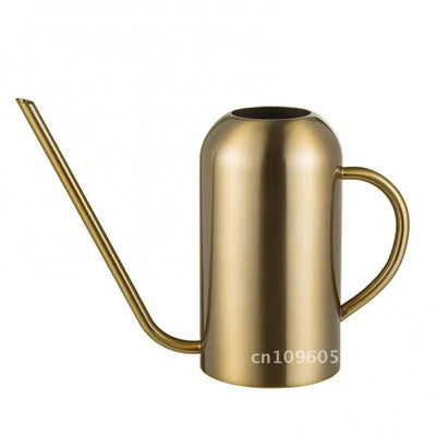 1500ml Long Mouth Watering Can Pot Stainless Steel Pot Sprinkling Tools Bonsai for Succulent Garden Watering Plants
