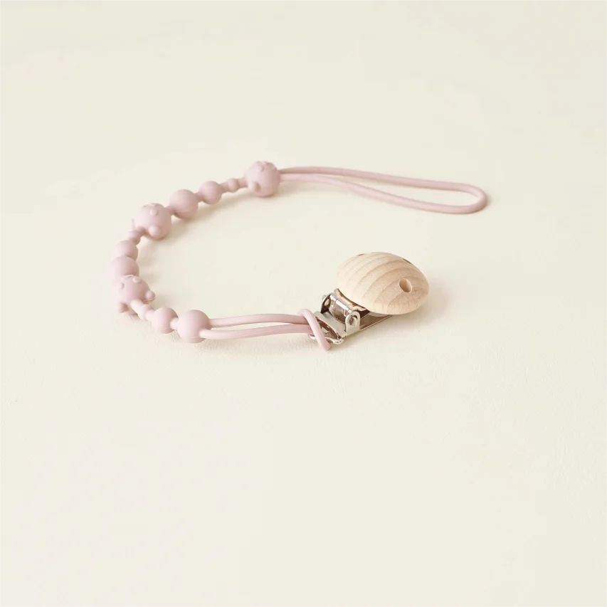 Soothing Pacifier Anti-chain Baby Stroller Teether Anti-loss Chain Baby Silicone Pacifier Clip Toy Biting Glue Lanyard