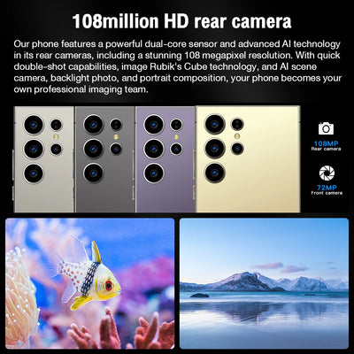 2025 New S25 Ultra Smartphone Original 7.3 Inch Celulares Android Moblie Phones Unlocked 5G Dual Sim Global Version CellPhones