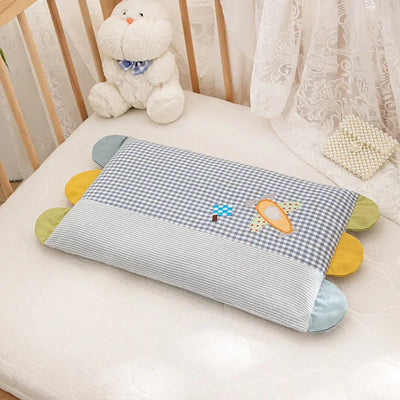 Cartoon Pattern Children's Pillow Removable Washable Baby Pillow with Zipper Household Breathable Cotton Boys Girls Pillow