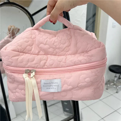 2024 NEW FLOWER PATTERN MAKEUP BAG – COSMETIC TOILETRY ORGANIZER ZIPPER TRAVEL POUCH FOR WOMEN