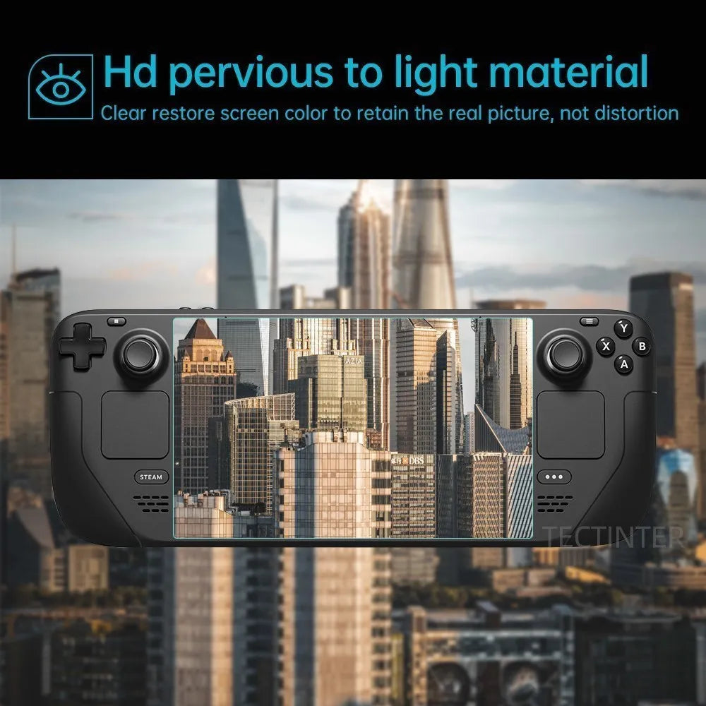 PREMIUM TEMPERED GLASS SCREEN PROTECTOR FOR VALVE STEAM DECK – 9H ANTI-SCRATCH GUARD FILM